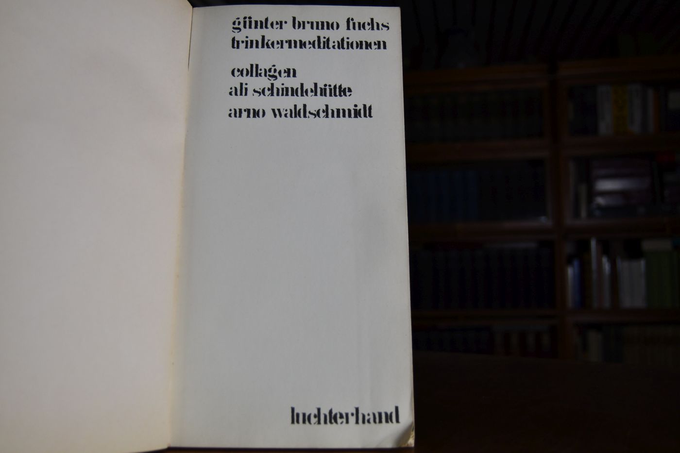 Trinkermeditationen.