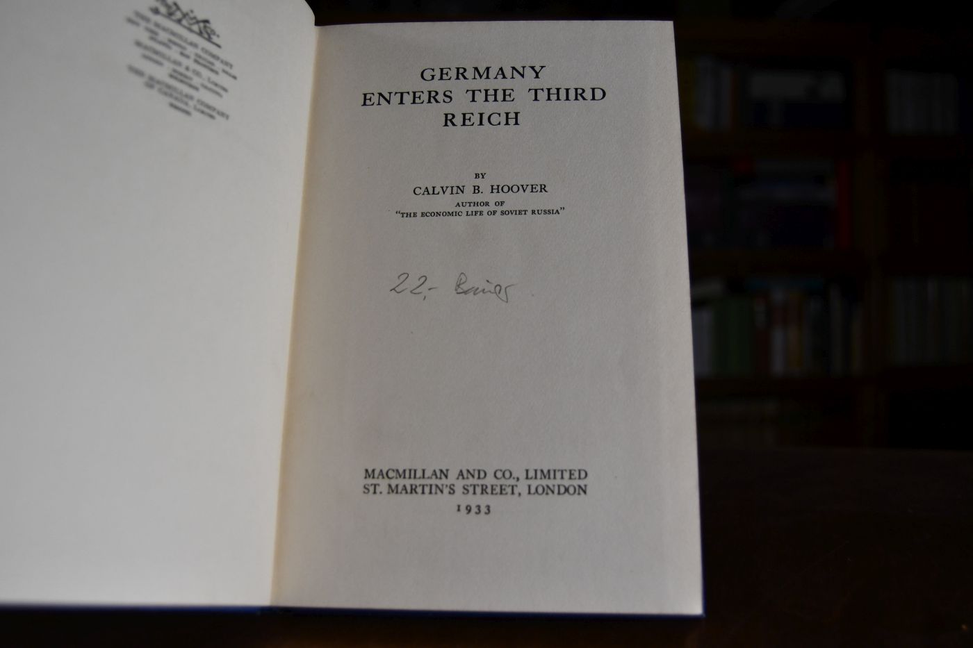 Germany enters the Third Reich.