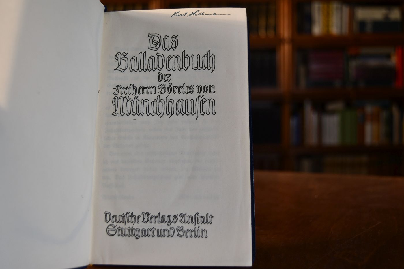 Das Balladenbuch.
