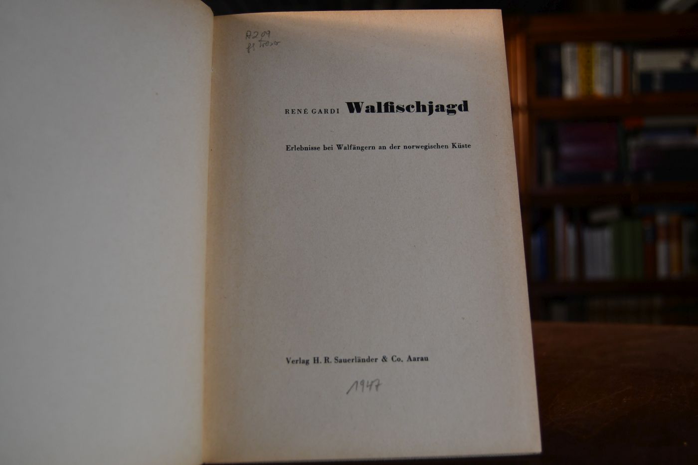 Walfischjagd. Erlebnisse bei Walfängern an der norwegischen Küste.