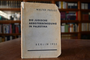 Die jüdische Arbeiterbewegung in Palästina. II....