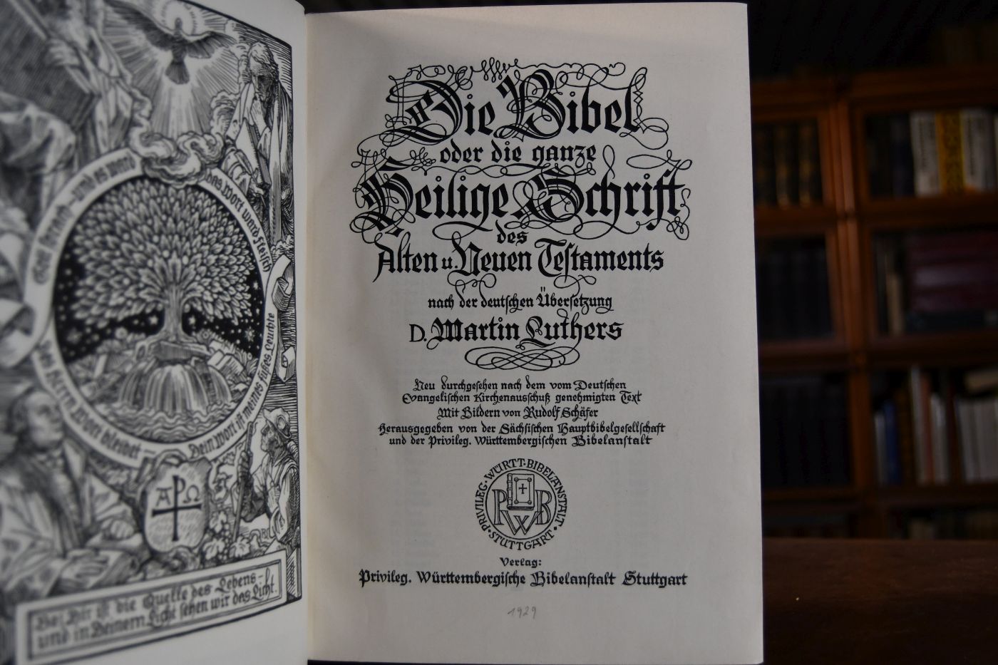 Die Bibel oder die ganze Heilige Schrift des Alten u. Neuen Testaments nach der deutschen Übersetzung D. Martin Luthers.