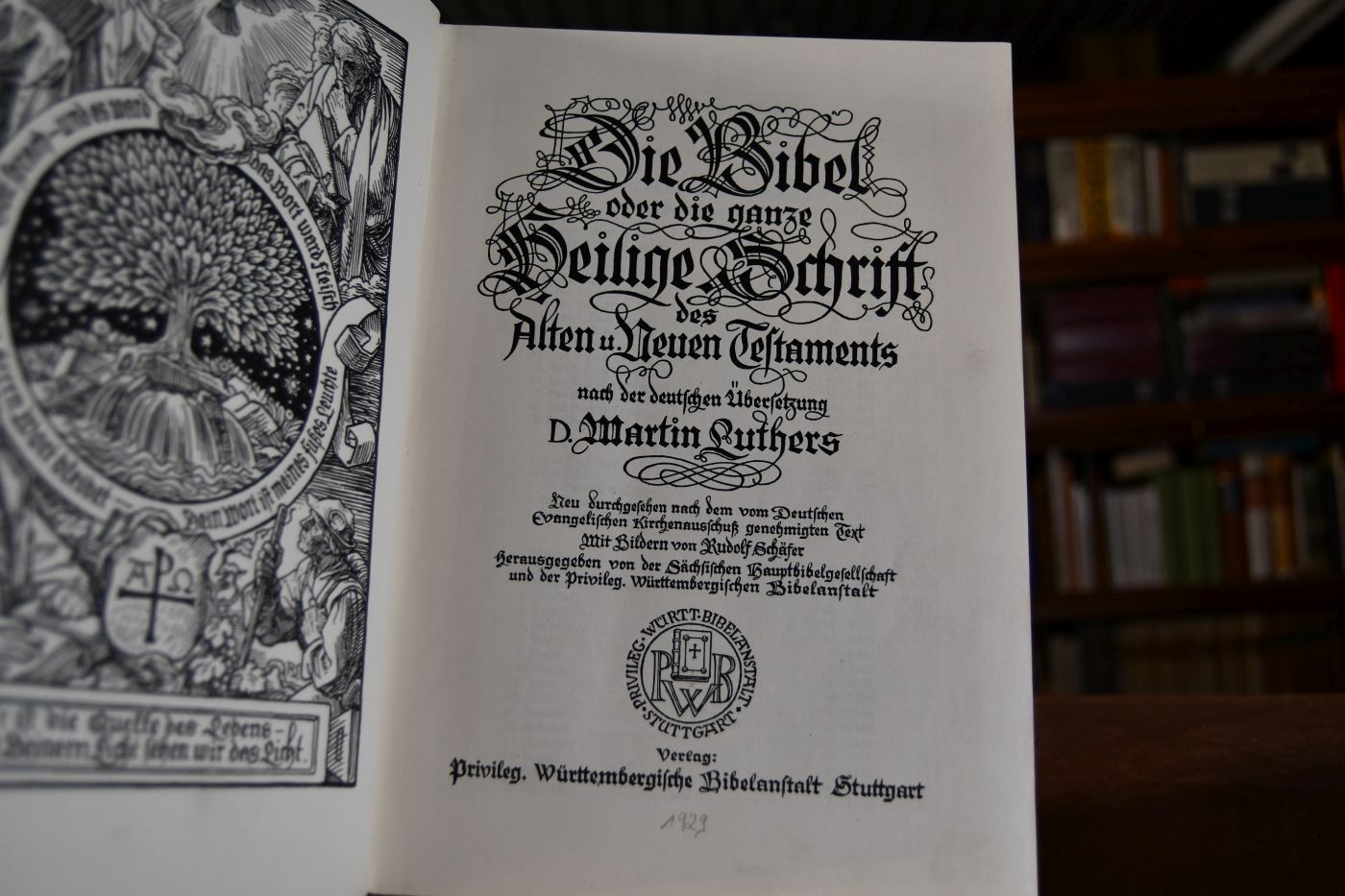 Die Bibel oder die ganze Heilige Schrift des Alten u. Neuen Testaments nach der deutschen Übersetzung D. Martin Luthers.