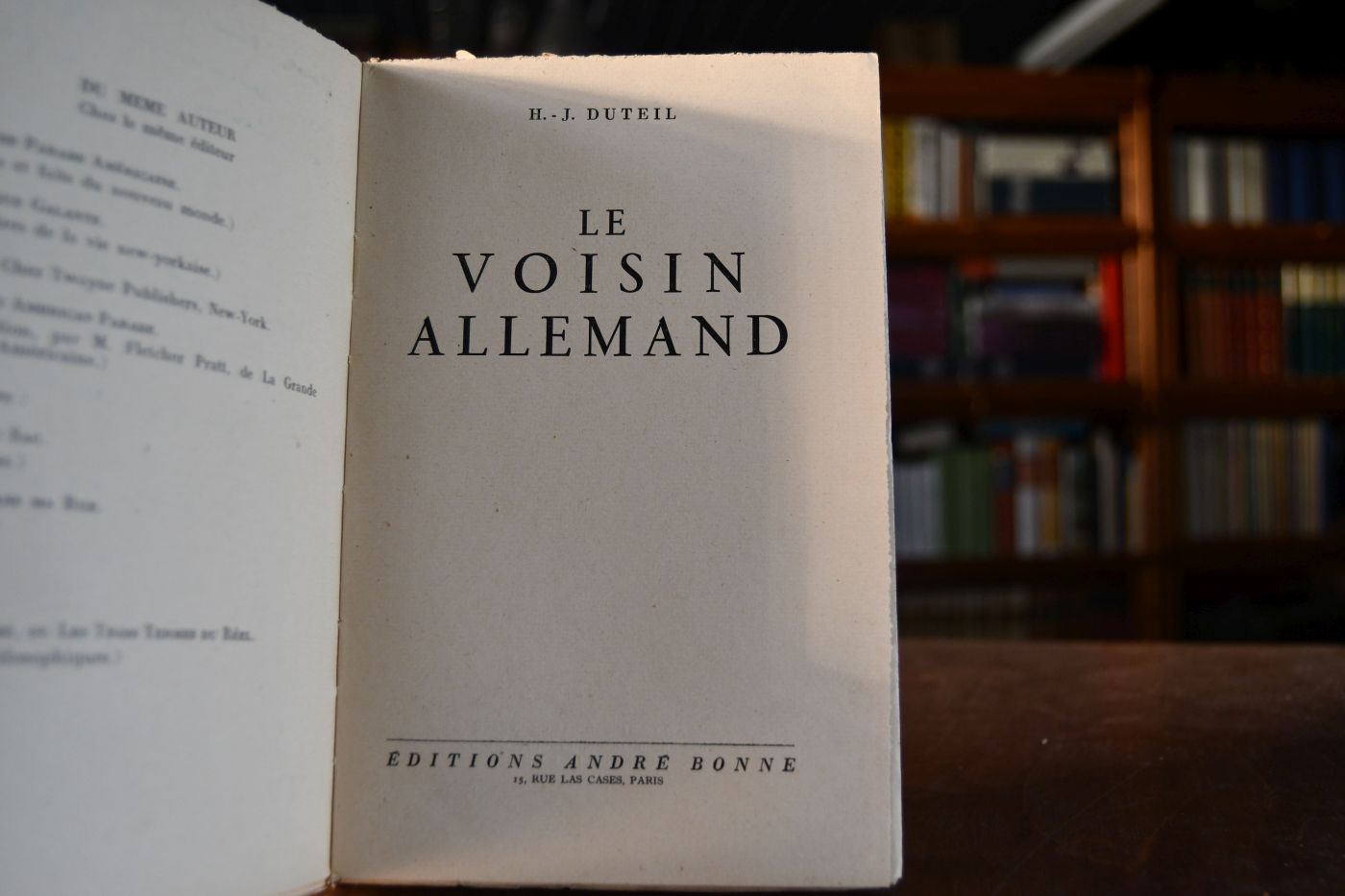 Le Voisin Allemand.
