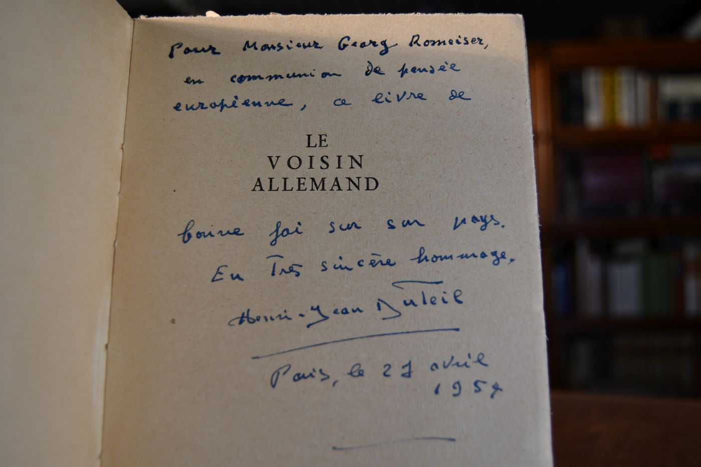 Le Voisin Allemand.