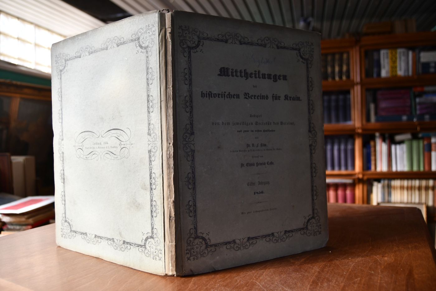 Mittheilungen des historischen Vereins für Krain. Eilfter Jahrgang, 1856.