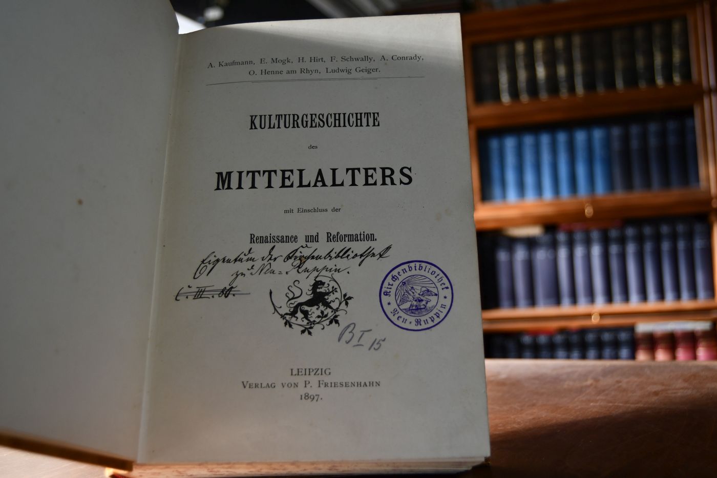 Kulturgeschichte des Mittelalters mit Einschluss der Renaissance und Reformation.