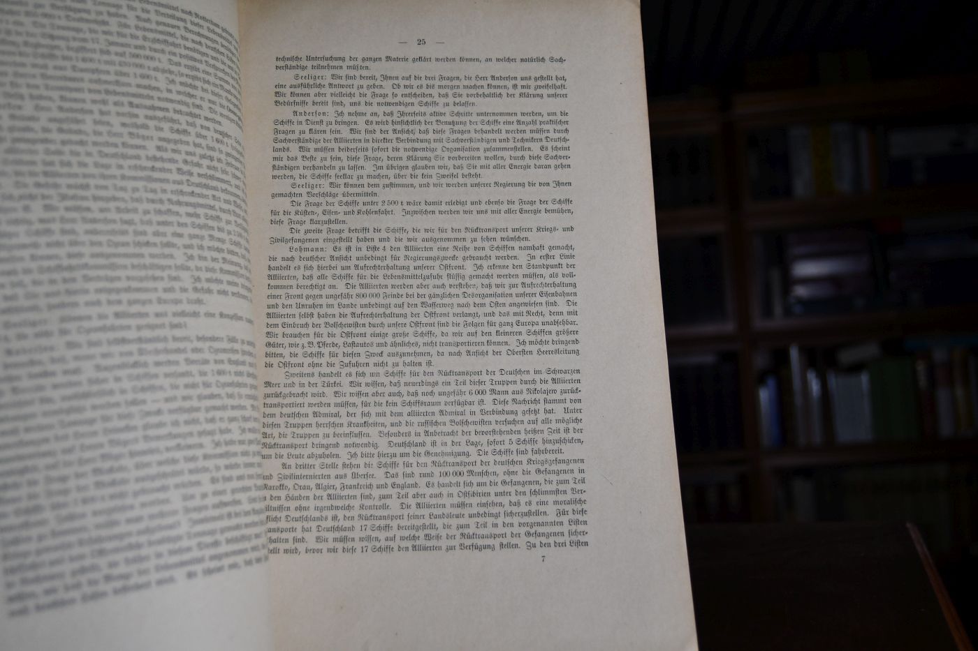 Deutsche Waffenstillstandskommission. Die Lebensmittelverhandlungen in Brüssel. Die Verhandlungen der Finanz-, Lebensmittel- und Schiffahrtsunterkommissionen am 13. und 14. März 1919.