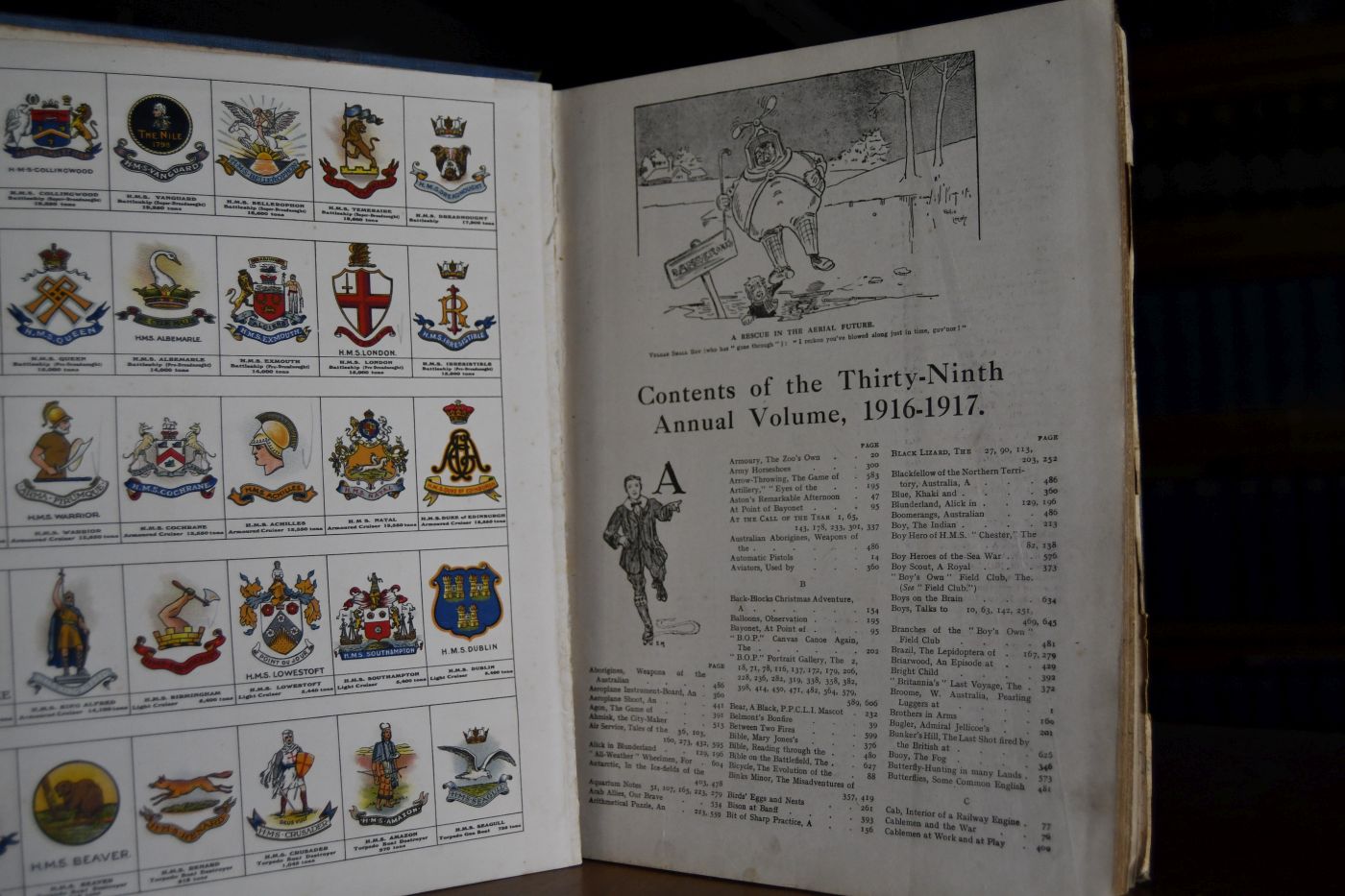 The Boy`s own annual. 39th annual volume, 1916-17.