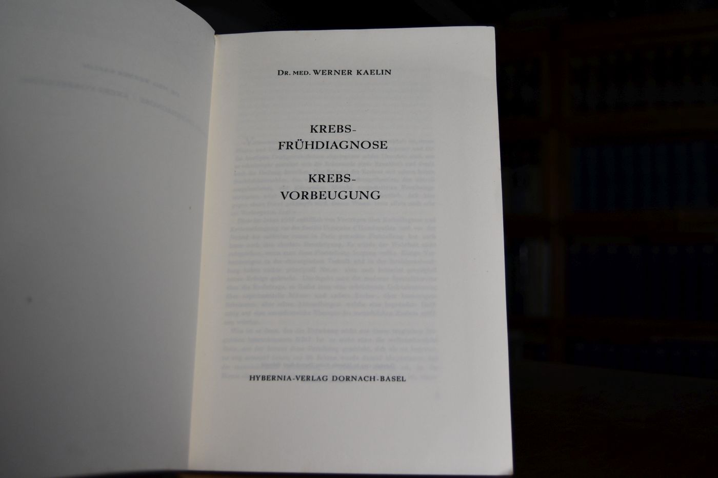 Krebs-Frühdiagnose, Krebs-Vorbeugung.