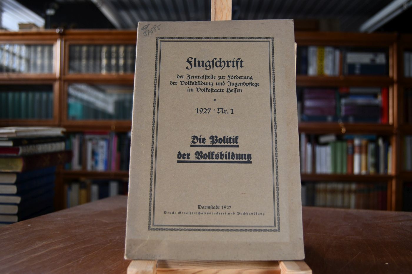 Die Politik der Volksbildung.