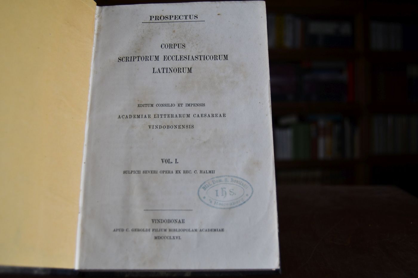 Sulpicii Severi. Libri qui supersunt.