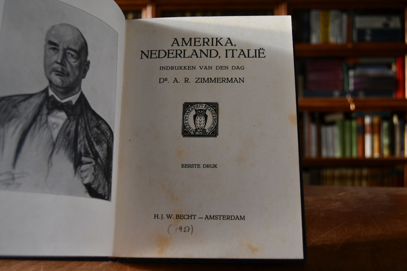 Amerika, Nederland, Italie. Indrukken van den Dag.