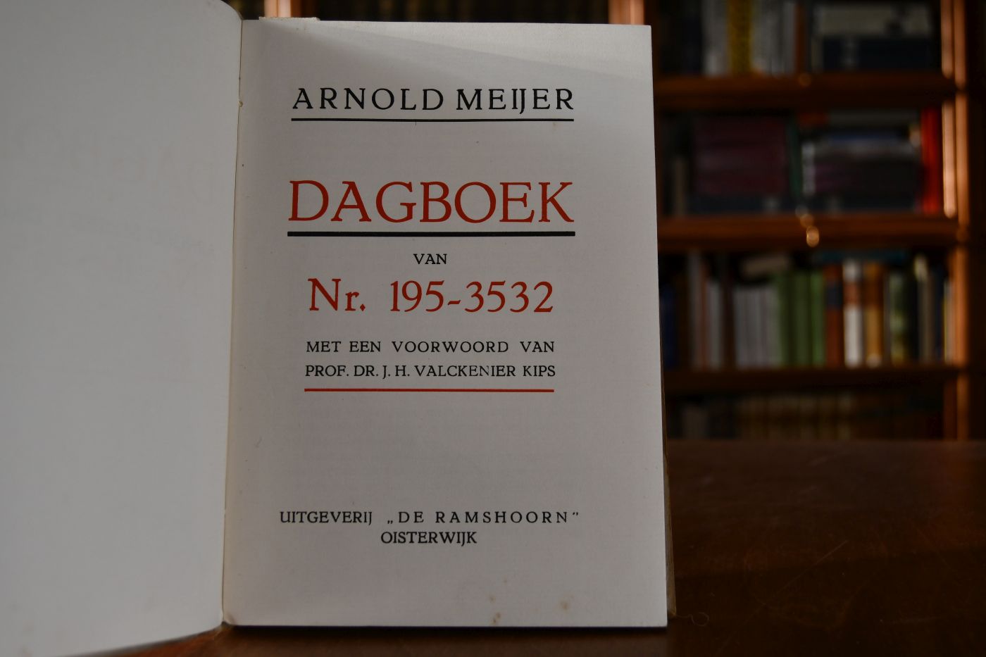 Dagboek van Nr. 195-3532.