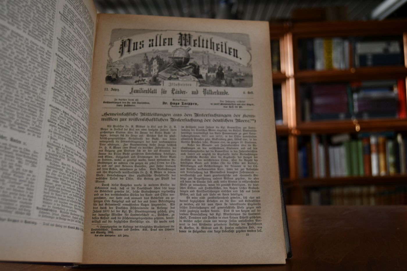 Aus allen Welttheilen. Illustrierte Monatshefte für Länder- und Völkerkunde und verwandte Fächer. 12. Jahrgang mit 113 Ill. und einem Porträt.