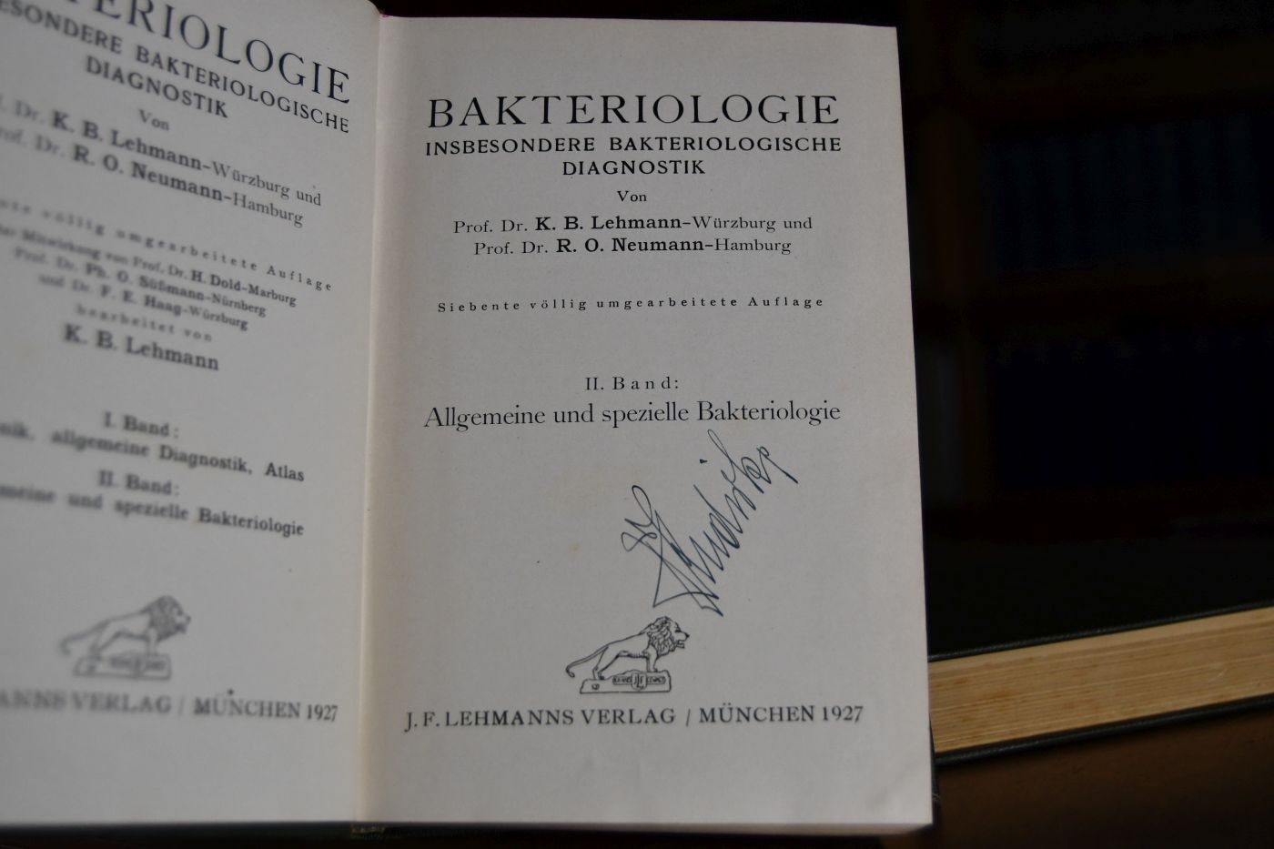 Bakteriologie insbesondere bakteriologische Diagnostik. 2. Bde. (komplett).
