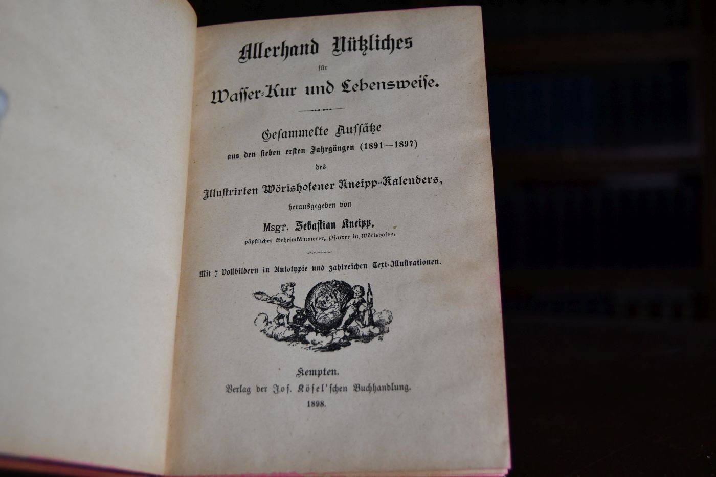 Allerhand Nützliches für Wasser-Kur und Lebensweise.