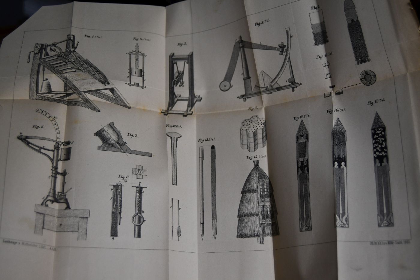 Waffenlehre für die k.k. Militär-Akademien und k.k. Kadetten-Schulen. 5 Hefte in 1 Band Heft 1, 4. Auflage Blanke Waffen und explosive Präparate, Heft 2, 3. Auflage Geschosse, Rohre, Gestelle, Ausrüstungs-Gegenstände und Transport-Mittel für Feuerwaffen, Heft 3, 2. Auflage Gebrauch und Wirkung von Feuerwaffen, Heft 4, 2. Auflage Handfeuerwaffen, Heft 5, 2. Auflage Geschütze.