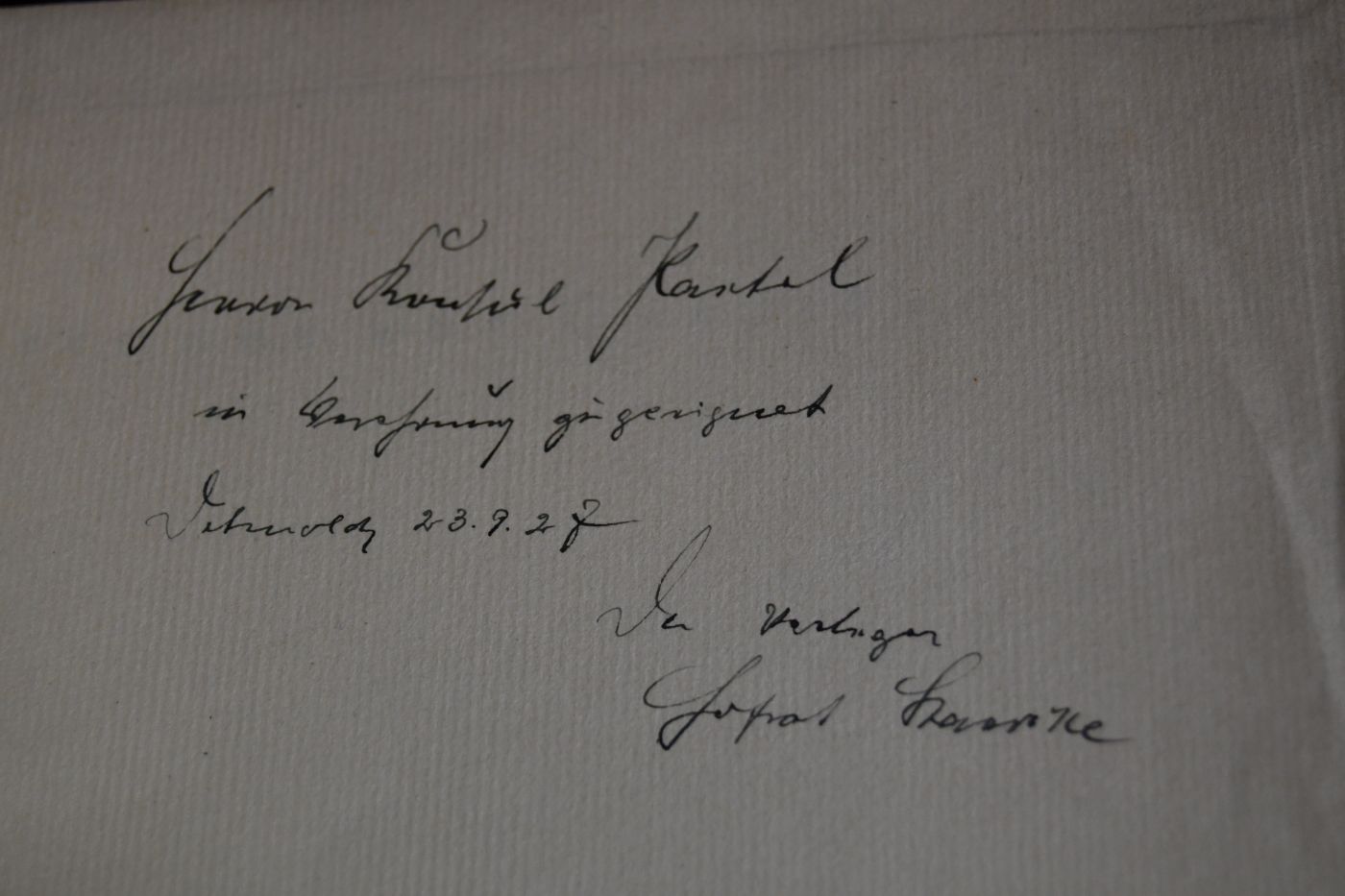 Hermann und Dorothea.