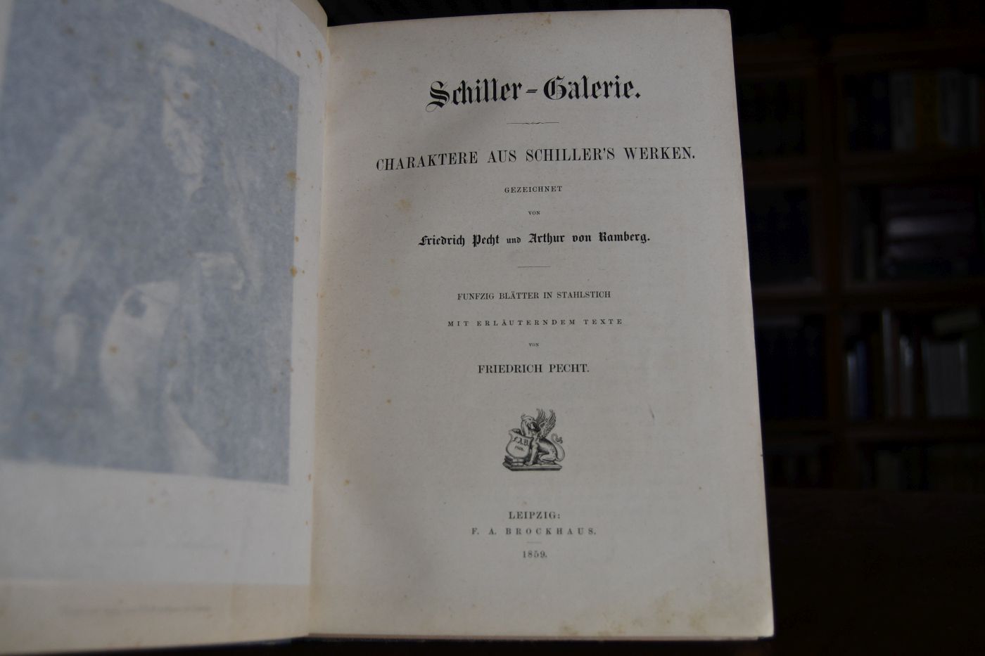 Schiller-Galerie. Charaktere aus Schiller`s Werken.