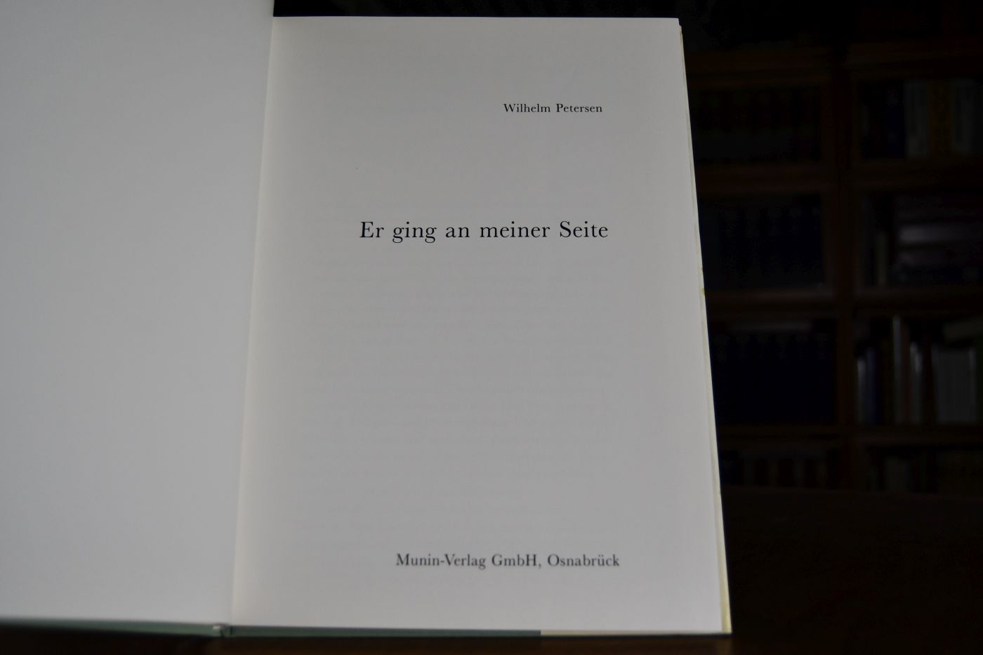 Er ging an meiner Seite.