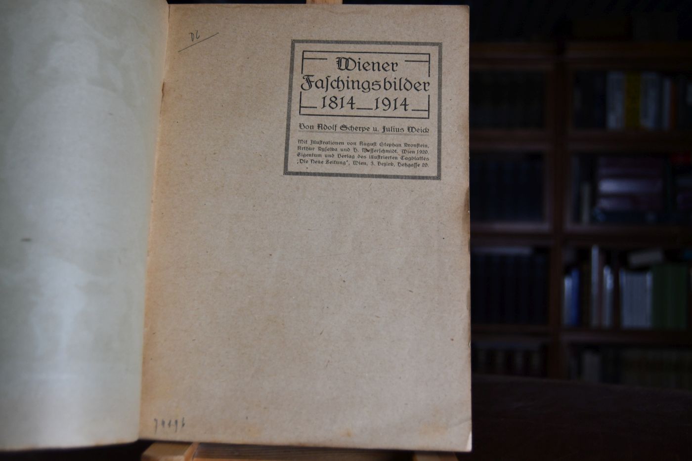 Wiener Faschingsbilder 1814 - 1914.