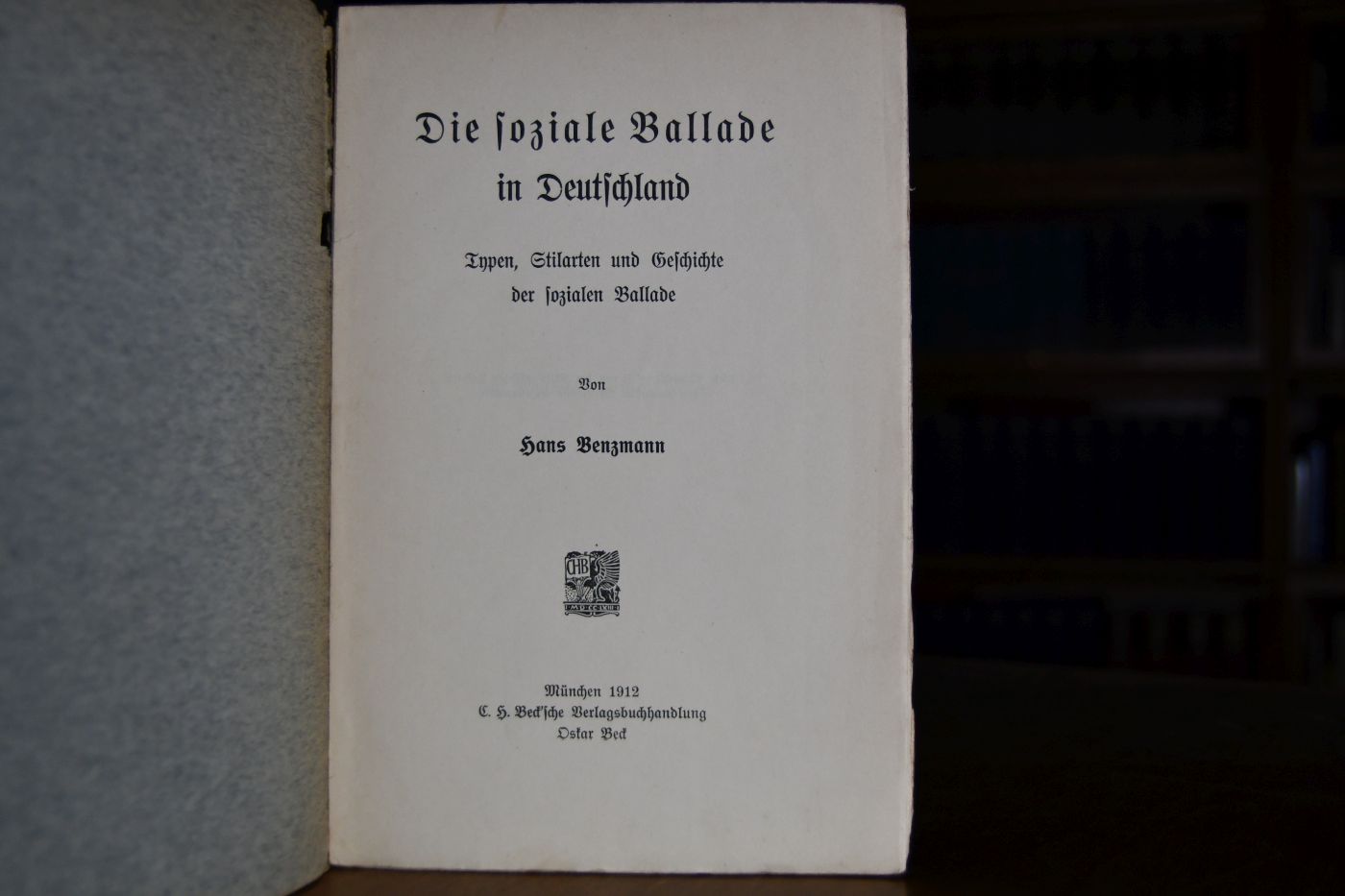 Die soziale Ballade in Deutschland. Typen, Stilarten und Geschichte der sozialen Ballade.