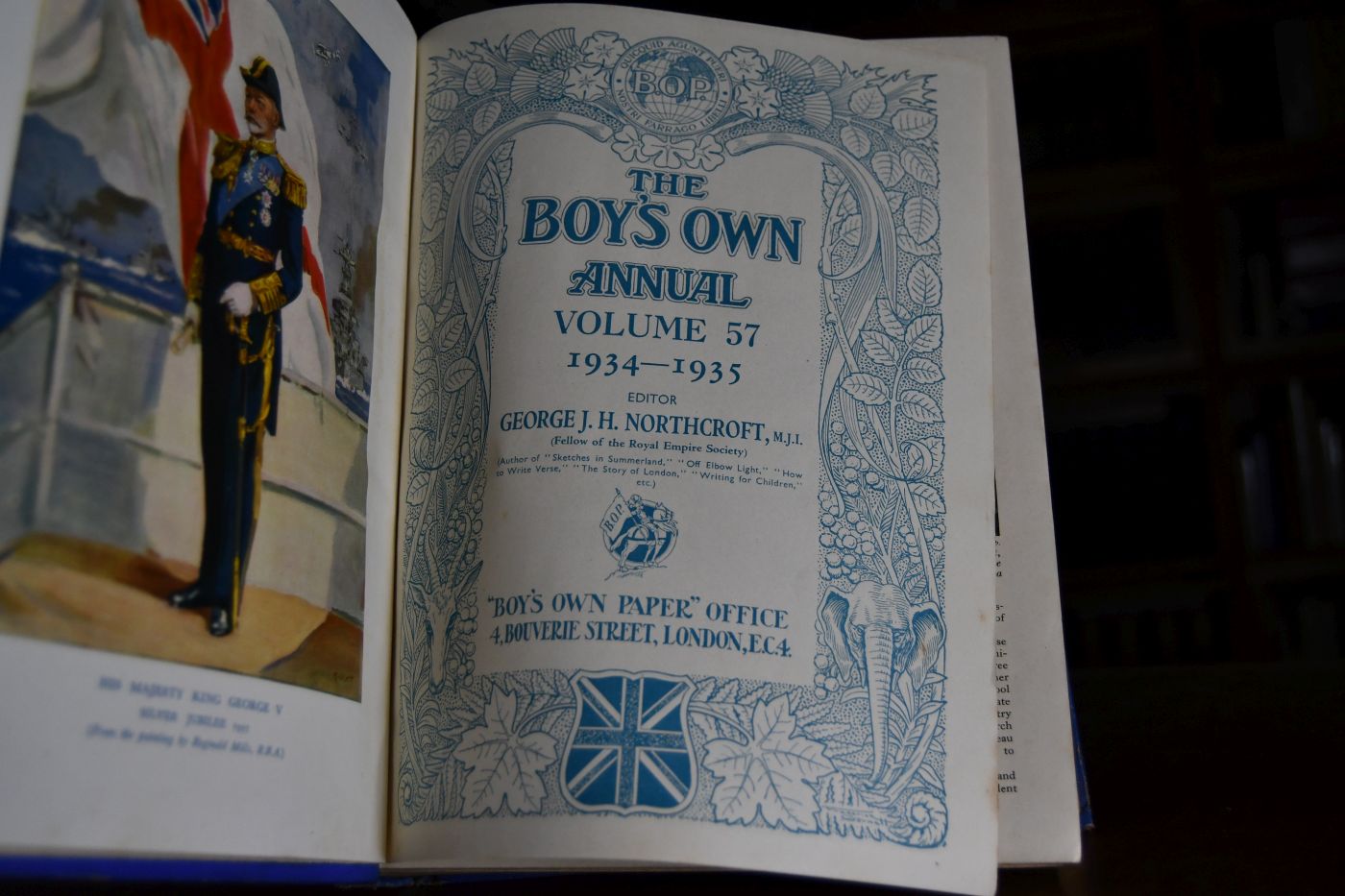 The Boy`s own annual. 57th annual volume, 1934-35.