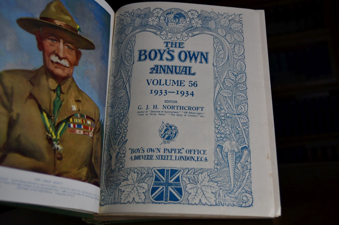 The Boy`s own annual. 56th annual volume, 1933-34.