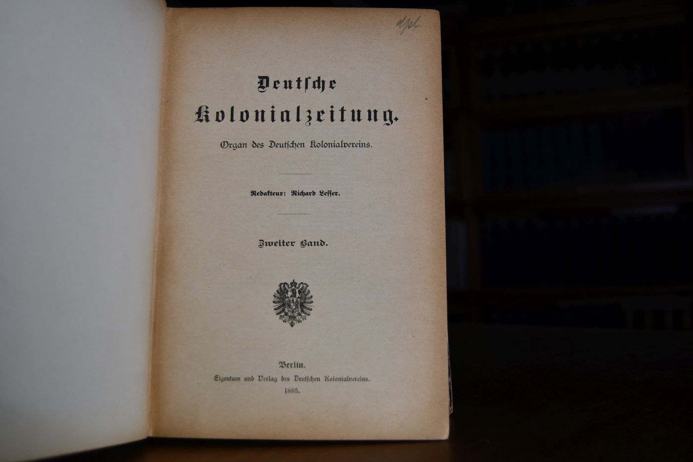 Deutsche Kolonialzeitung. Organ des Deutschen Kolonialvereins. Zweiter Band.