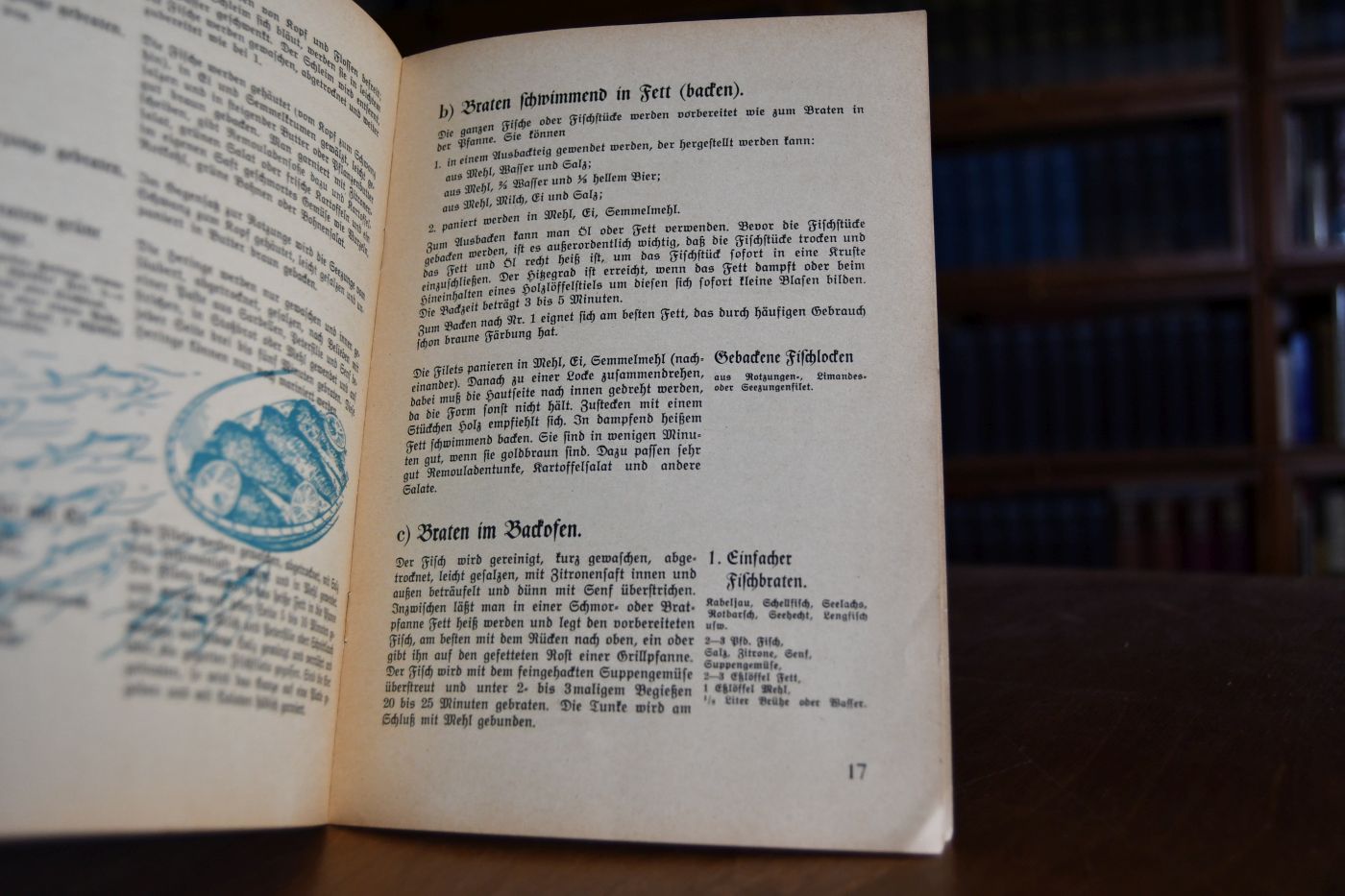 Seefisch-Kochbuch.