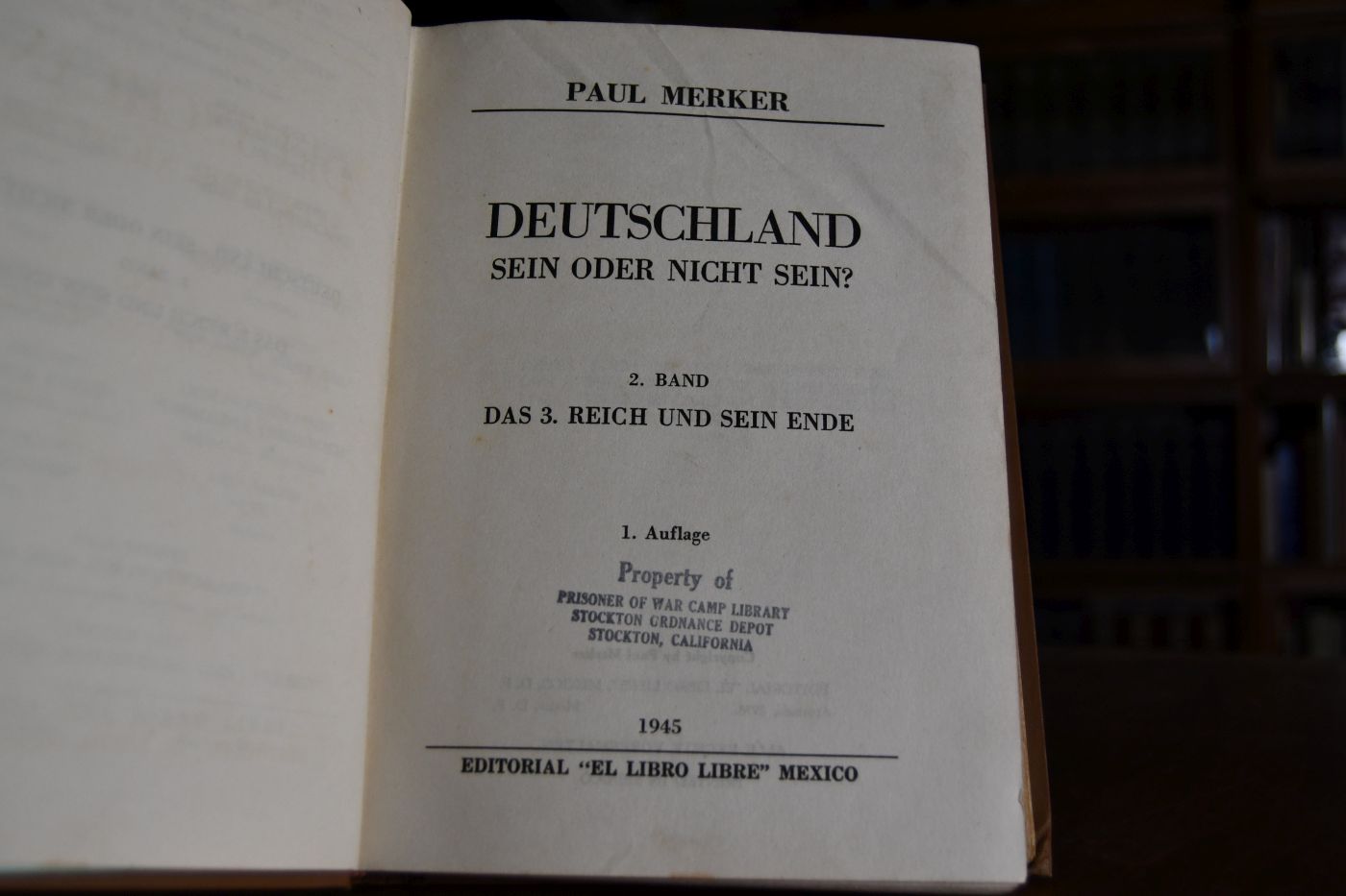 Deutschland Sein oder Nicht Sein? 2. Band Das 3. Reich und sein Ende (apart).