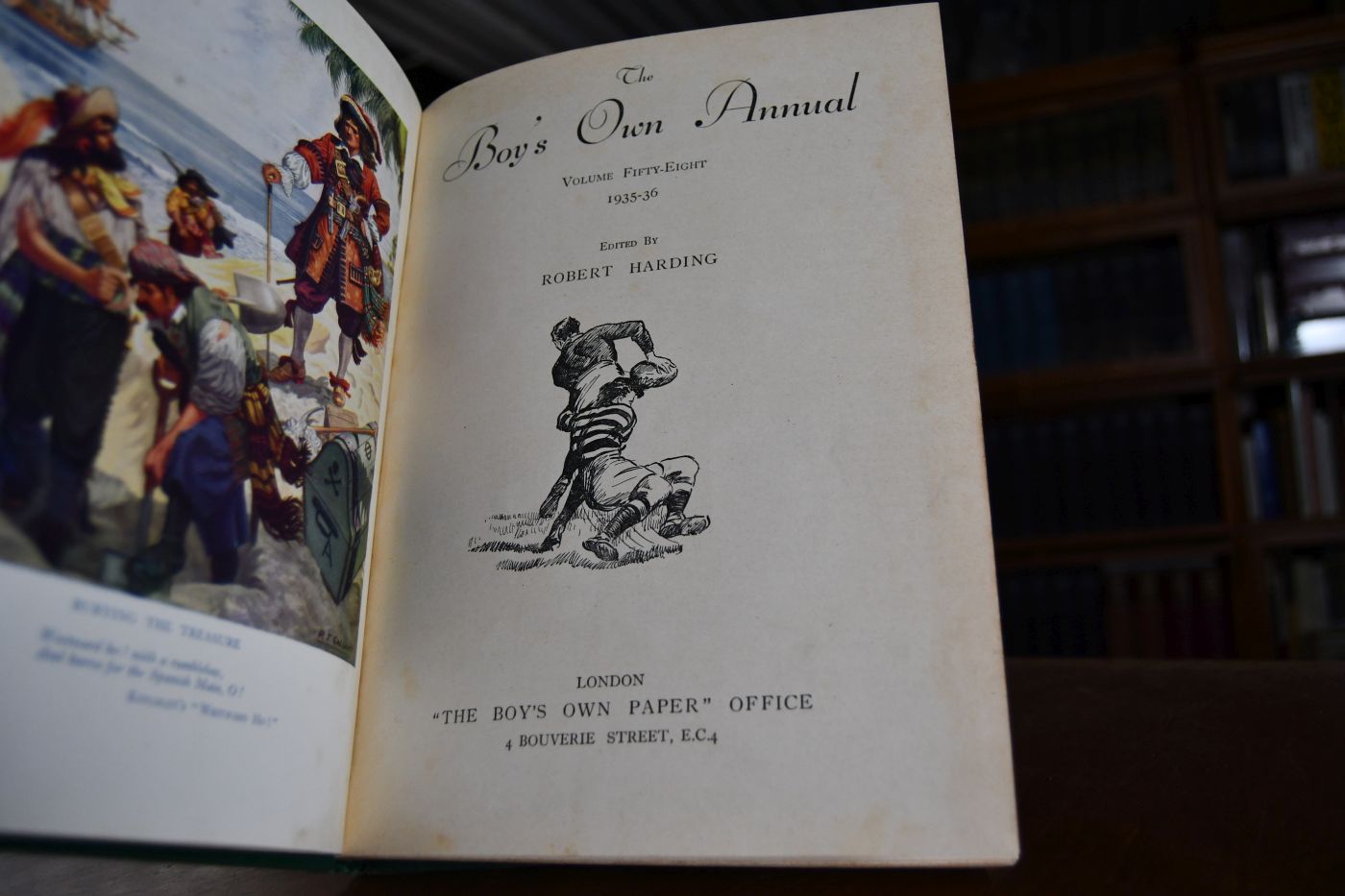 The Boy`s own annual. 58th annual volume, 1935-36.