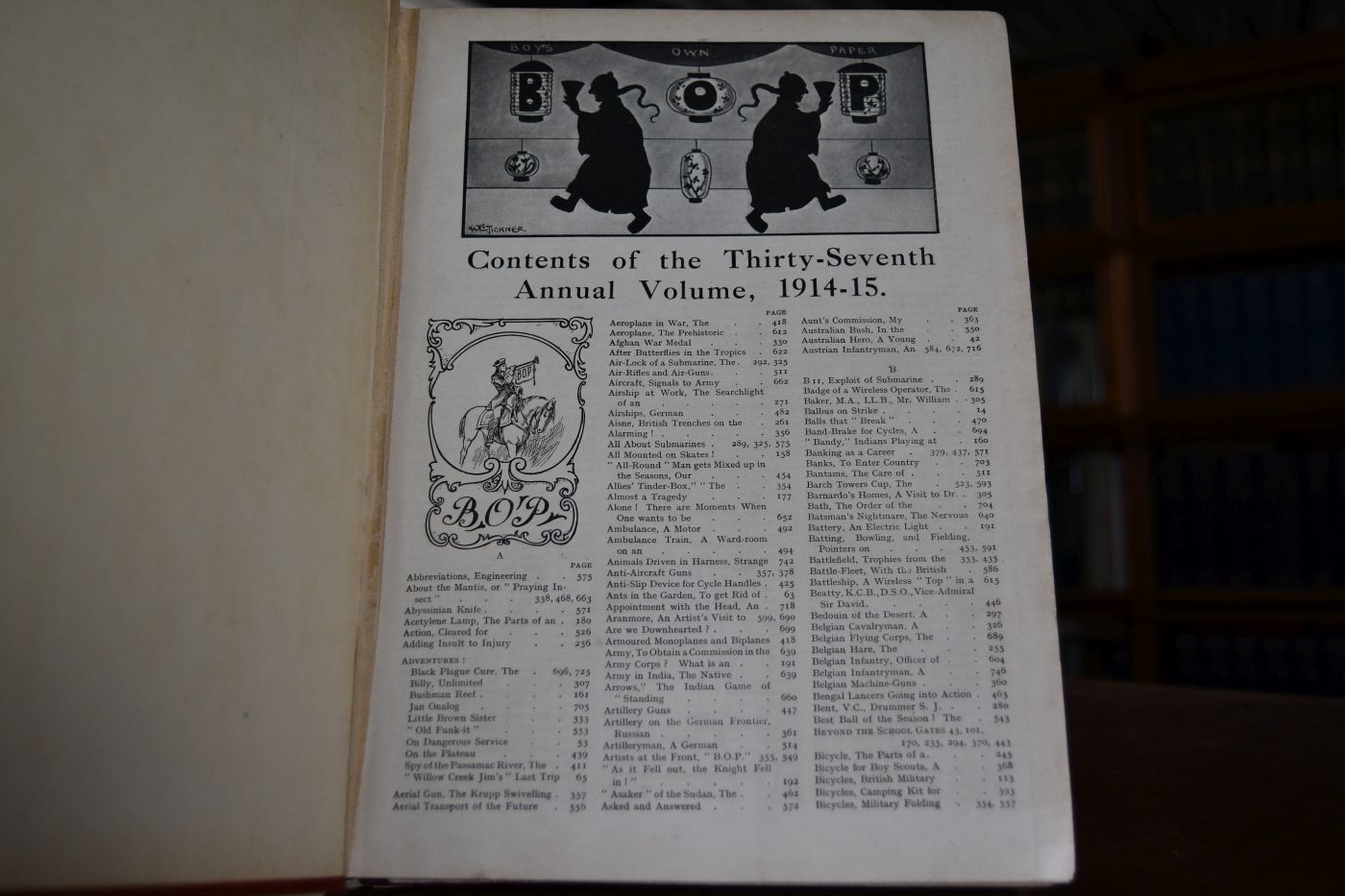 The Boy`s own annual. 37th annual volume, 1914-15.