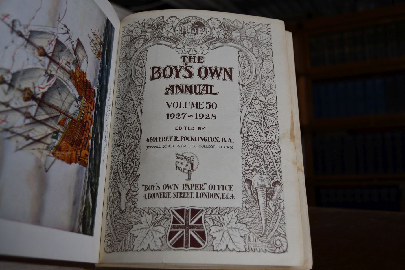 The Boy`s own annual. 50th annual volume, 1927-28.