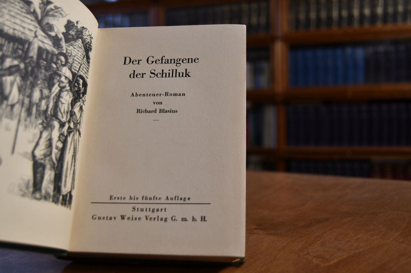 Der Gefangene der Schilluk. Abenteuer-Roman.
