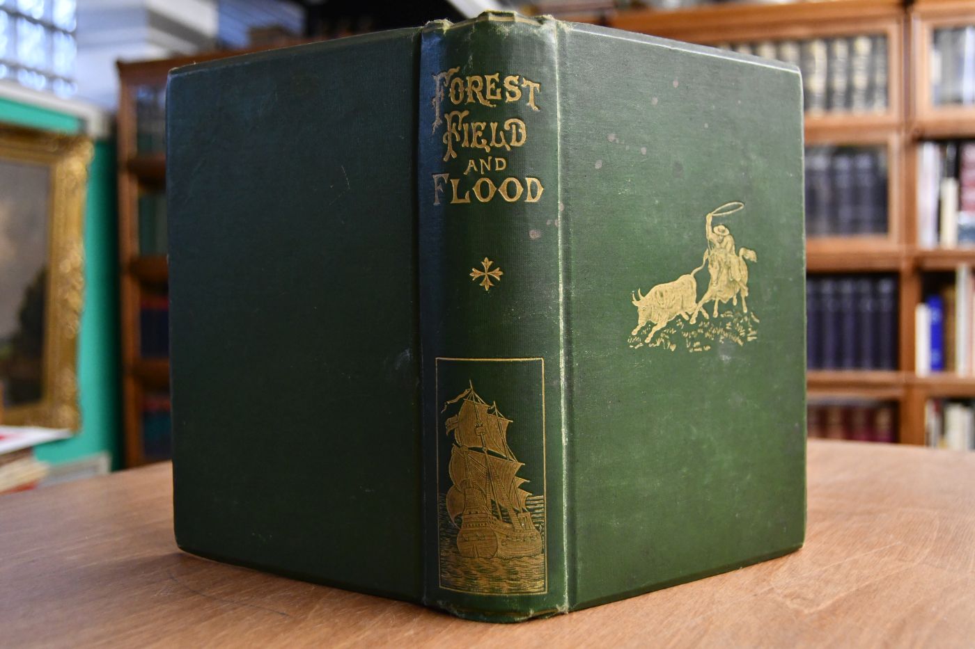 Forest, field and flood, being stories of adventures in sport, travel and war.