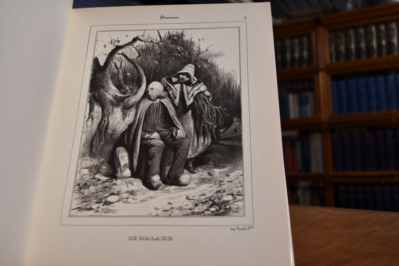 Les Gens de Medicine dans l`oeuvre de Daumier. Catalogue raisonne de Jean Adhemar.
