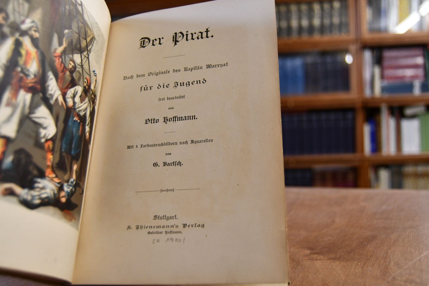 Der Pirat. Nach dem Originale des Kapitän Marryat für die Jugend bearbeitet.