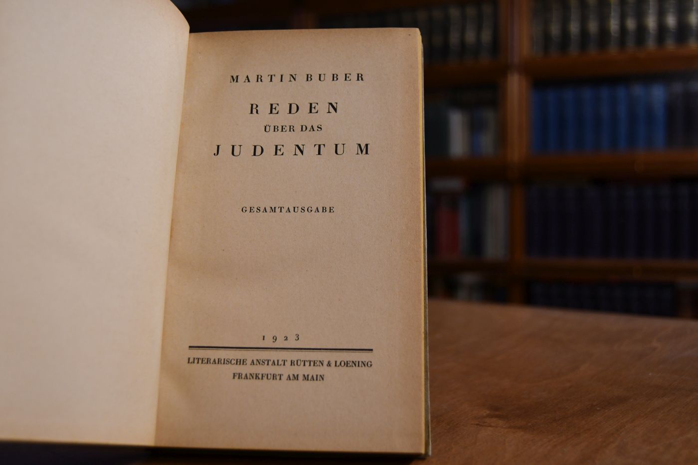 Reden über das Judentum.