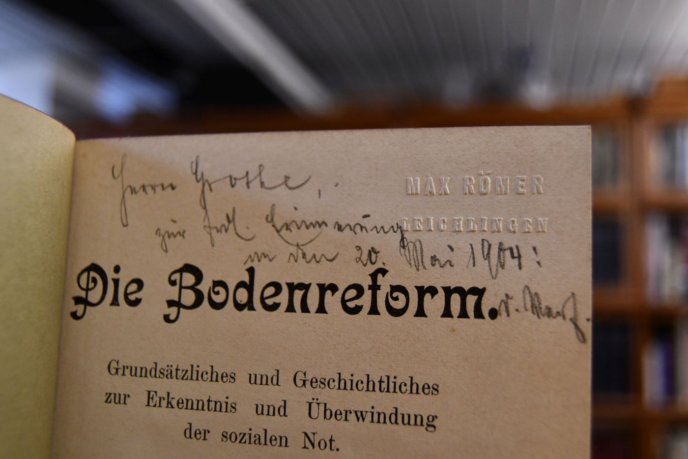 Die Bodenreform.