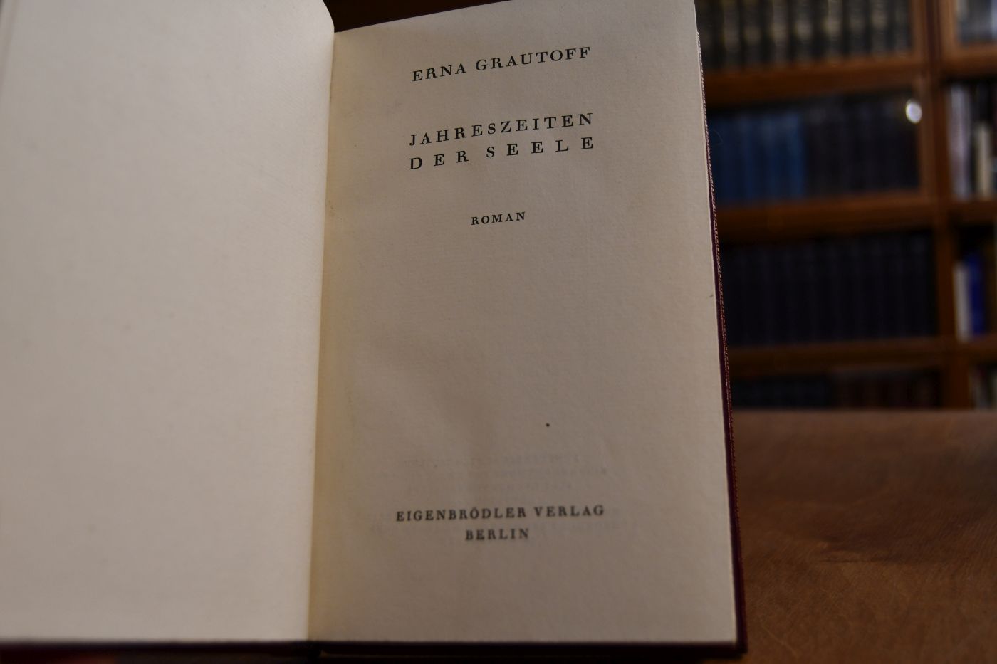 Jahreszeiten der Seele. Roman.