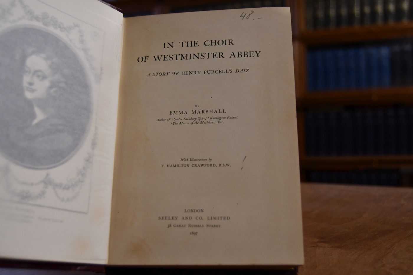 In the Choir of Westminster Abbey A Story of Henry Purcell`s Days. With illustrations by T. Hamilton Crawford.