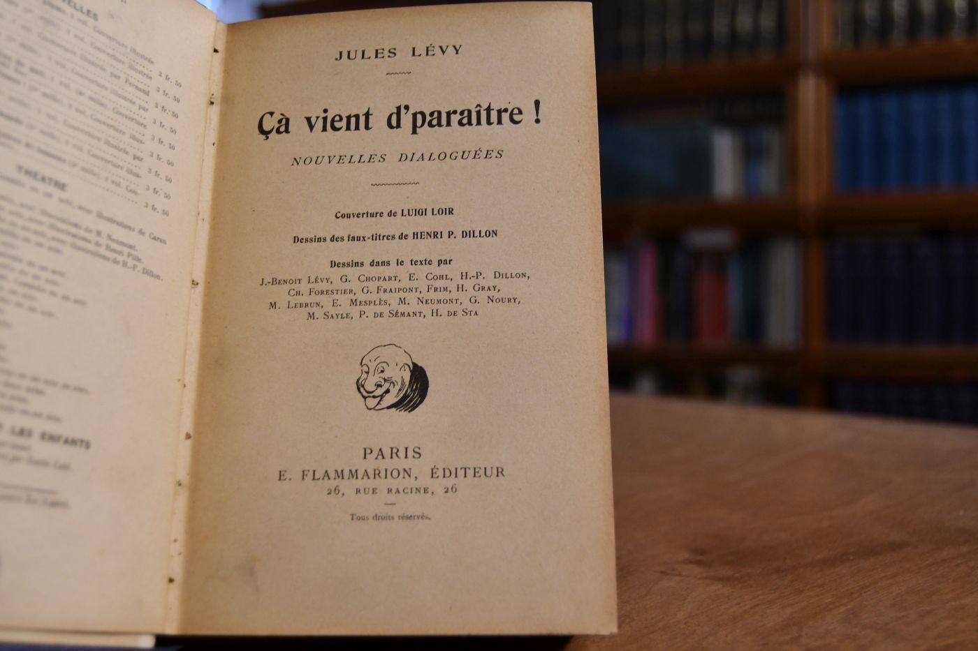 Ca vient d`paraitre! Nouvelles dialogues.
