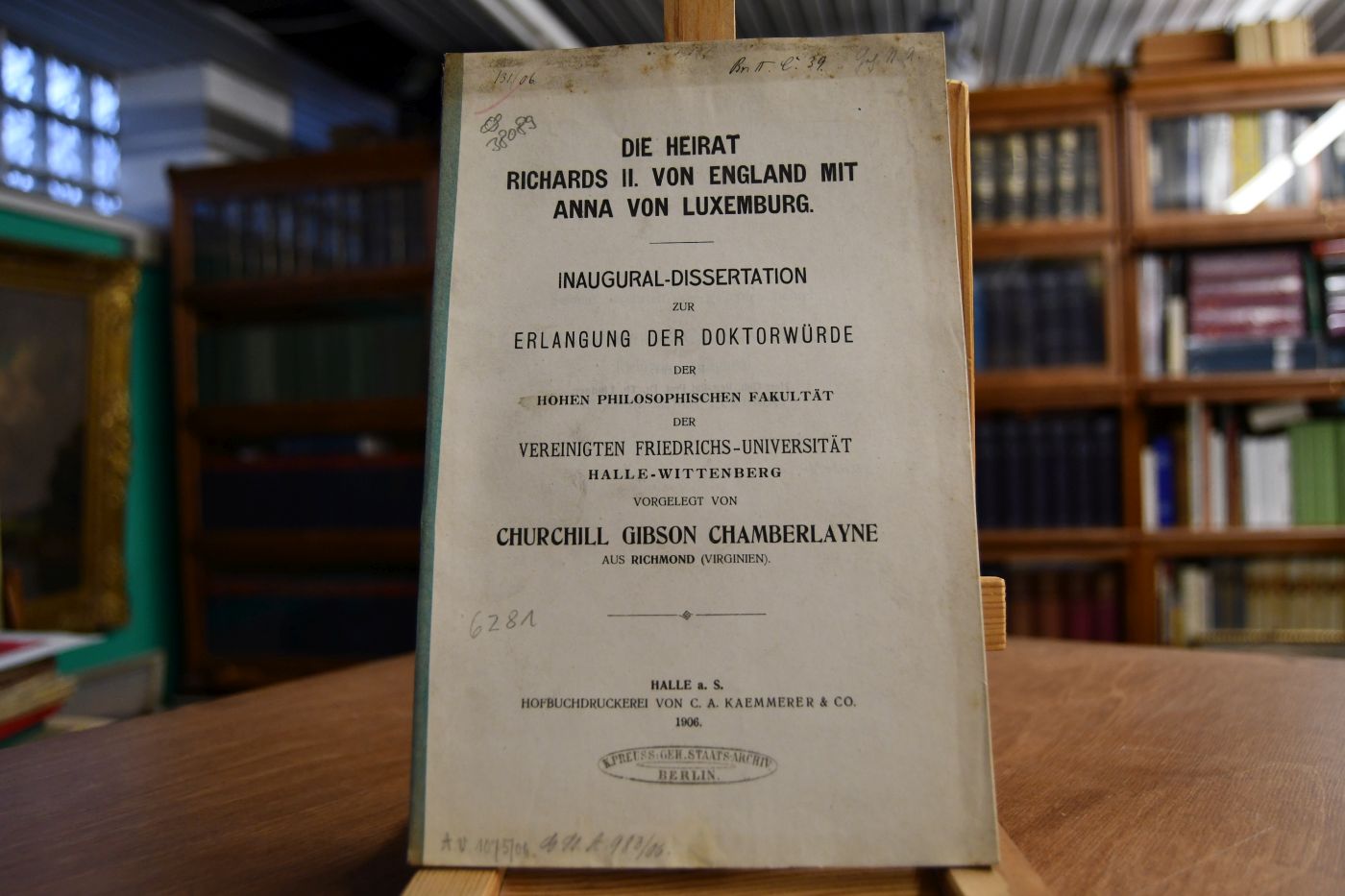 Die Heirat Richards II. von England mit Anna von Luxemburg.
