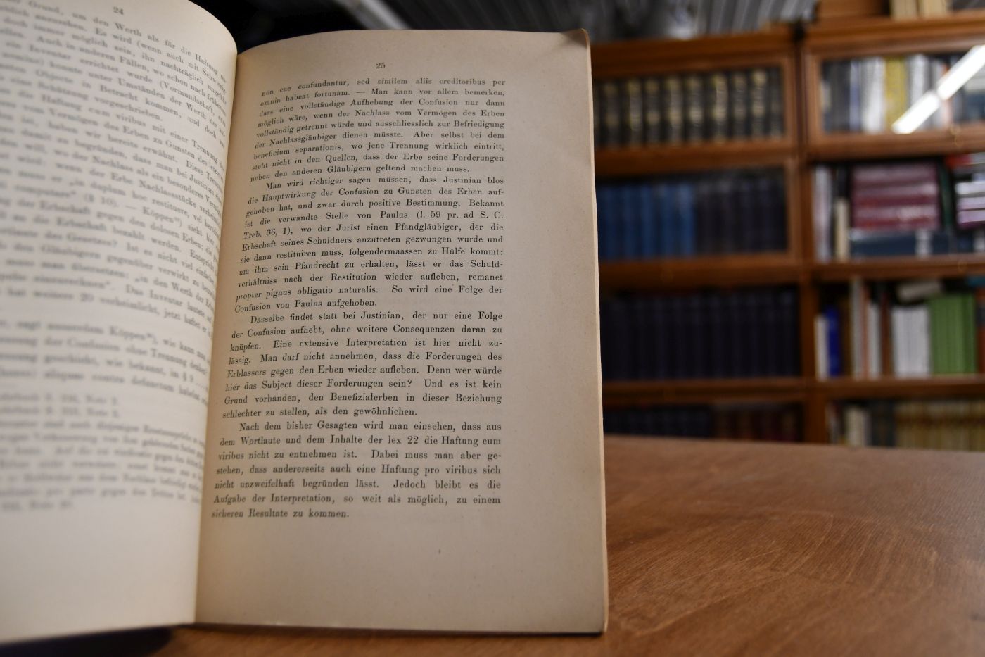 Die Haftung der Benefizialerben nach römischem und heutigem Recht.