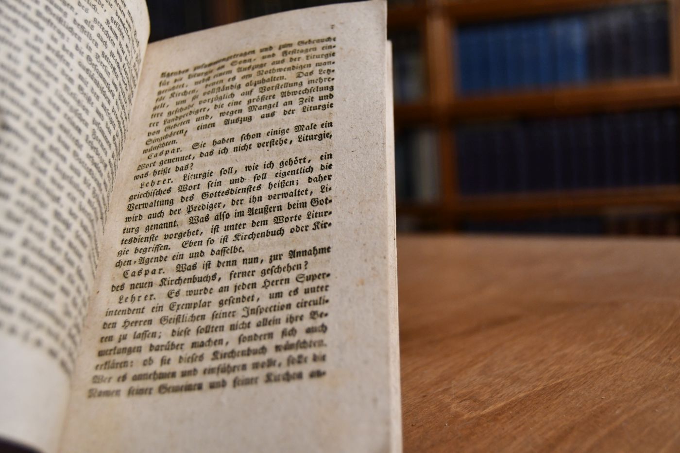 Ueber die neue Berliner Kirchen-Agende; ein Gespräch zwischen einem Schullehrer und dem Landmann Caspar. Von einem evangelischen Prediger im Herzogthum Sachsen X.Y.Z.