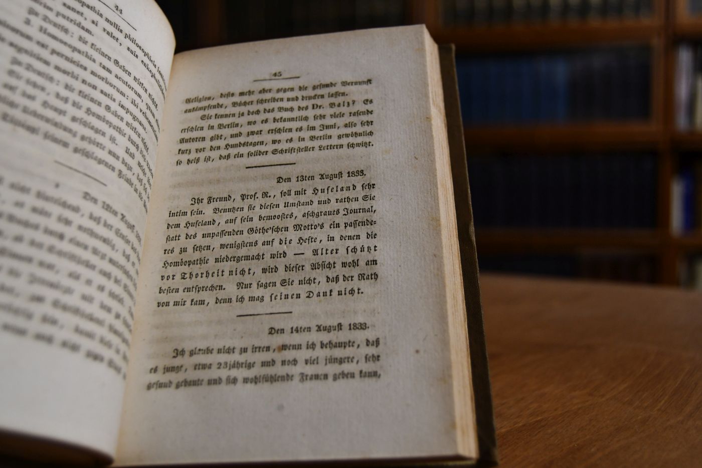 Briefe über Homöopathie. Bd. I + II (Januar bis Ende Juni, July bis Ende December 1833) von III.