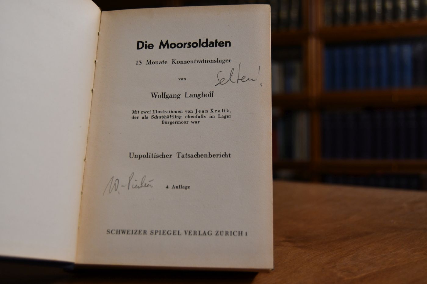Die Moorsoldaten. 13 Monate Konzentreationslager. Unpolitischer Tatsachenbericht.