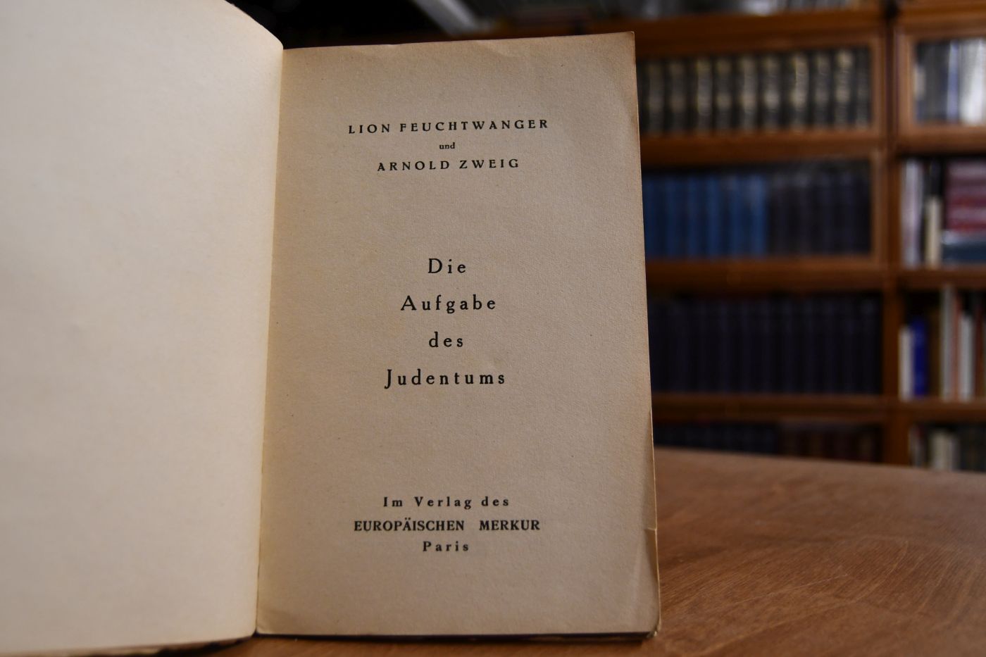 Die Aufgabe des Judentums.